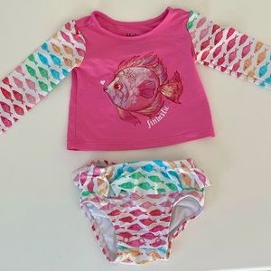 Hatley rash guard swim suit